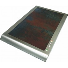 Plaque chauffante céramique extra plate (gris) 